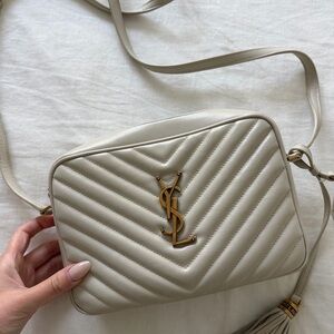 Saint Laurent Lou Zip-Up Quilted Crossbody Bag